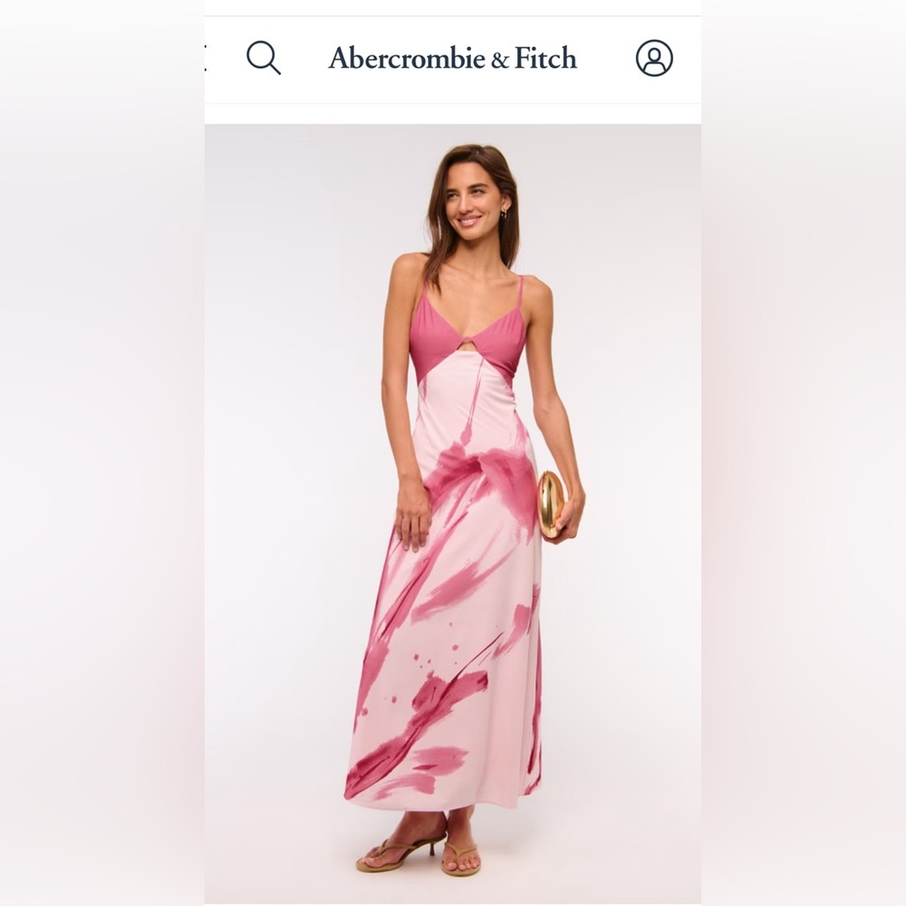 The A&F Julia Slip Cutout Maxi Dress